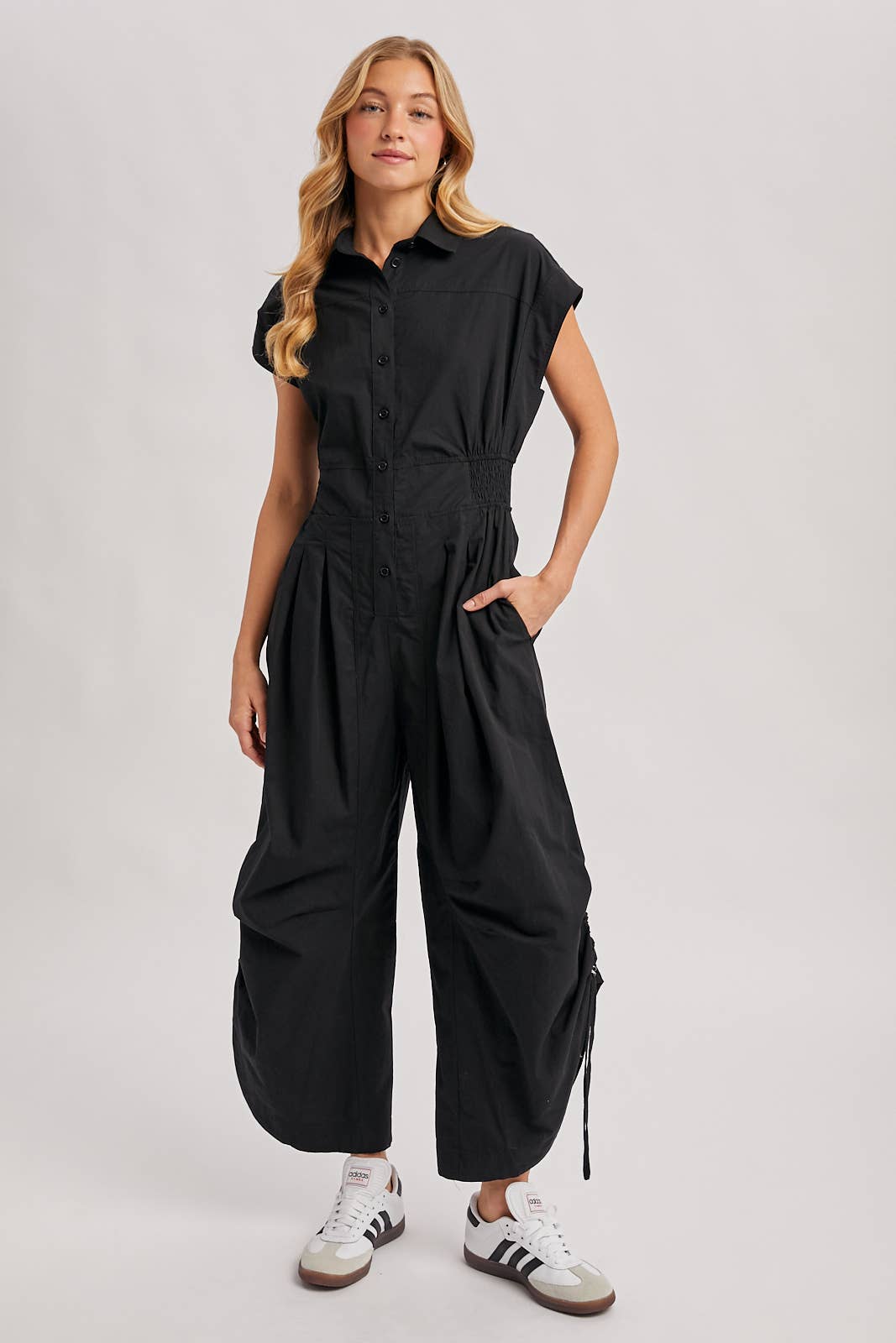 Bluivy | Button Down Utility Jumpsuit