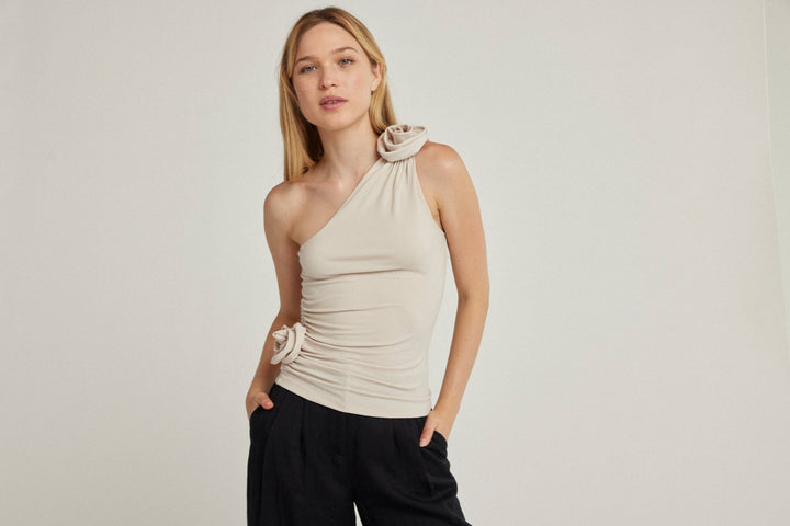 Sunday Ritual | Harlow Top - Antique White