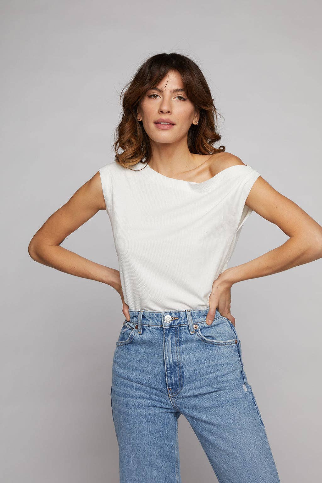 Sunday Ritual | Drop Shoulder Top - Off White