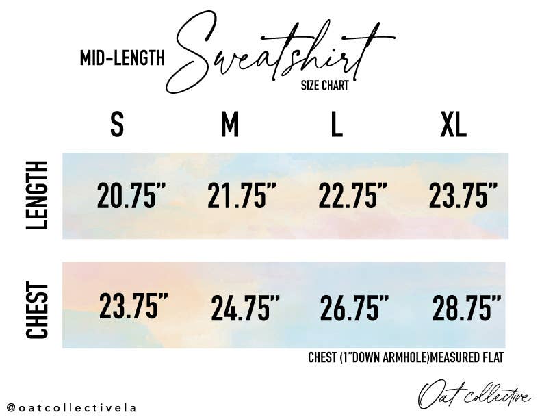 OAT COLLECTIVE | Salt Water & Sunsets Graphic Sweatshirt