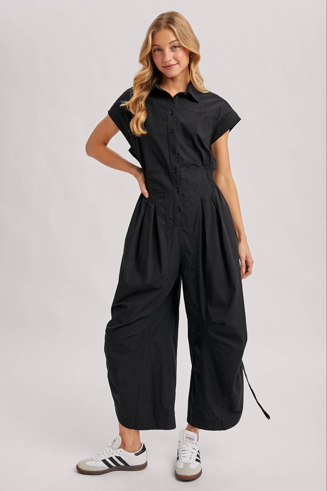 Bluivy | Button Down Utility Jumpsuit