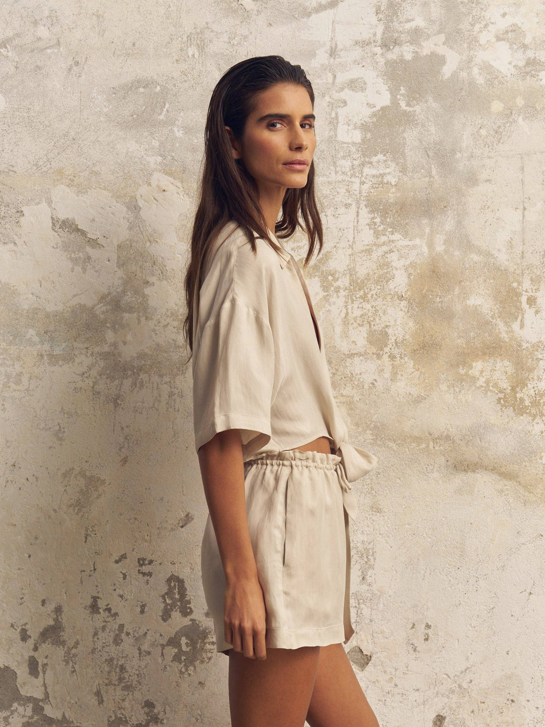 The Handloom - Lucid Tie Shirt - Sand