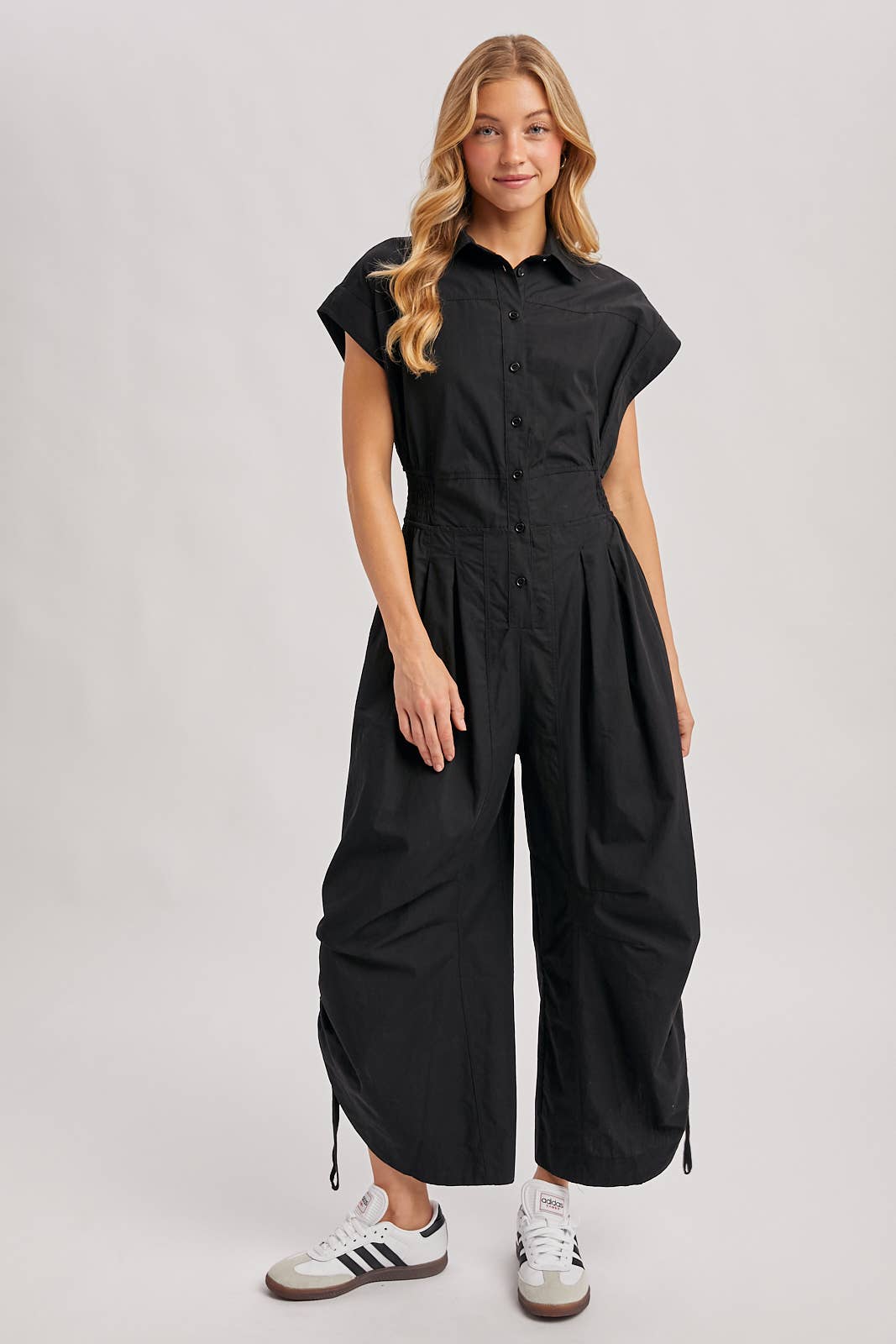 Bluivy | Button Down Utility Jumpsuit