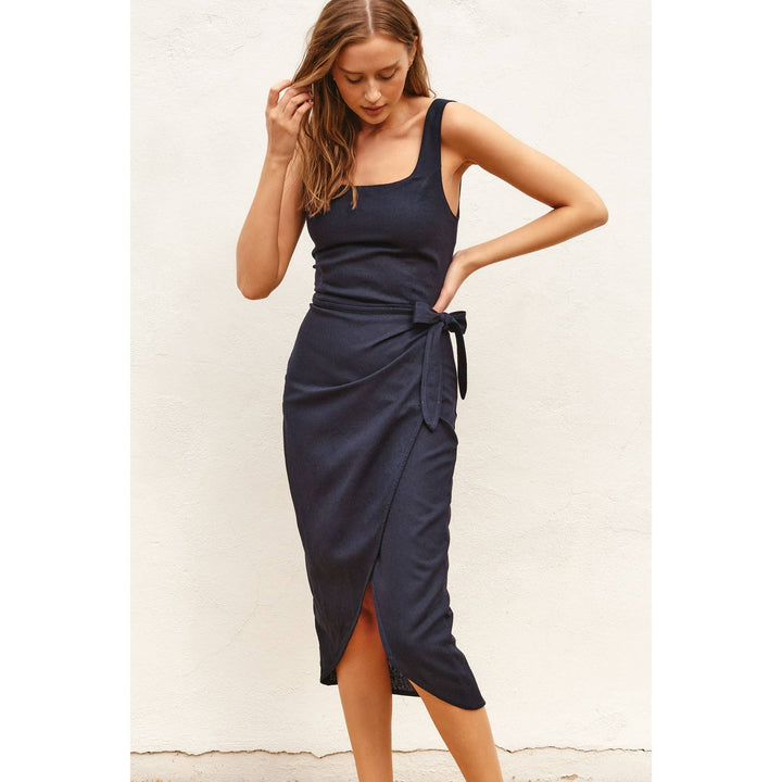 Dress Forum | Heaven Sent Tulip Hem Midi Wrap Dress