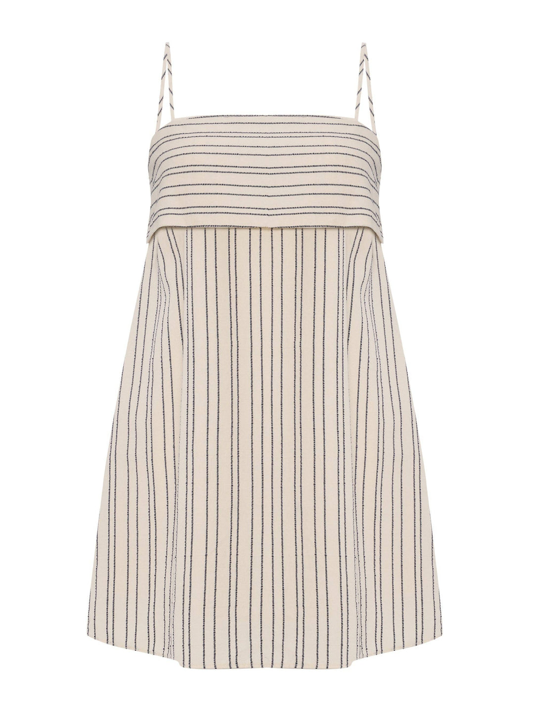The Handloom - Puglia Stripes Mini Dress - Navy